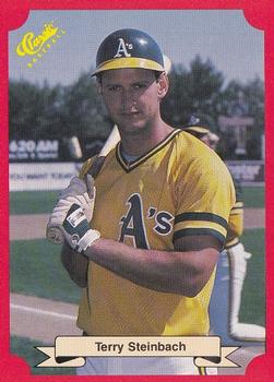 1988 Classic Red #186 Terry Steinbach Front