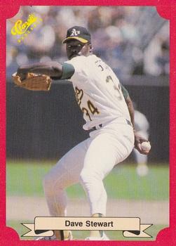 1988 Classic Red #196 Dave Stewart Front