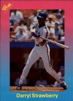 1989 Classic #8 Darryl Strawberry Front