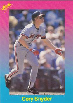1989 Classic #19 Cory Snyder Front
