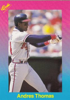 1989 Classic #21 Andres Thomas Front