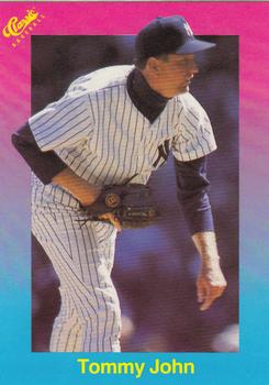 1989 Classic #40 Tommy John Front