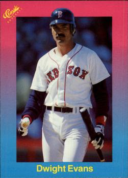 1989 Classic #44 Dwight Evans Front