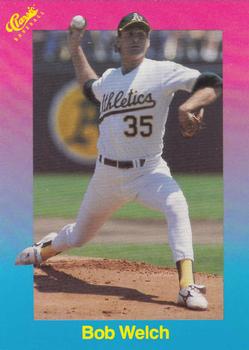 1989 Classic #91 Bob Welch Front