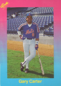 1989 Classic #64 Gary Carter Front