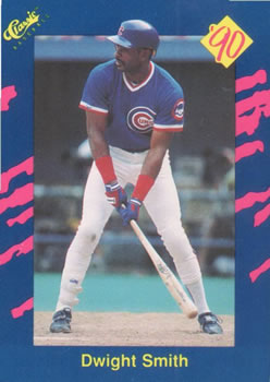 1990 Classic Blue #30 Dwight Smith Front
