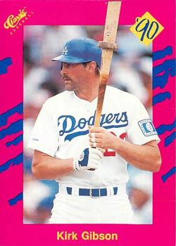 1990 Classic Update #T20 Kirk Gibson Front