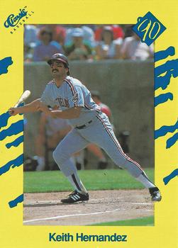 1990 Classic Yellow #T36 Keith Hernandez Front