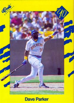 1990 Classic Yellow #T10 Dave Parker Front