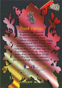 1996 Ultra - Season Crowns #9 Frank Thomas Back