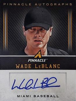 2013 Pinnacle - Autographs #WL Wade LeBlanc Front