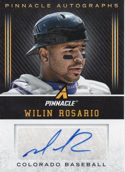 2013 Pinnacle - Autographs #WR Wilin Rosario Front