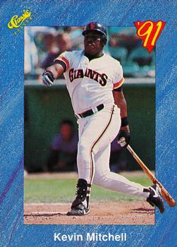 1991 Classic I #T10 Kevin Mitchell Front