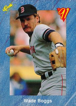 1991 Classic I #T19 Wade Boggs Front