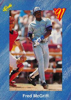 1991 Classic I #T88 Fred McGriff Front