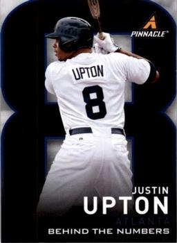 2013 Pinnacle - Behind the Numbers #BN8 Justin Upton Front
