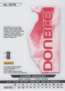 2013 Pinnacle - Clear Vision Hitting Double #CV16 Chase Headley Back