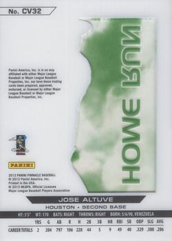 2013 Pinnacle - Clear Vision Hitting Home Run #CV32 Jose Altuve Back