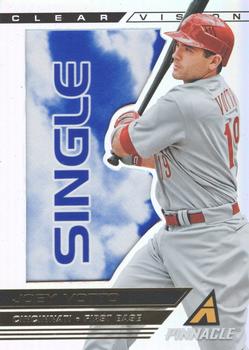 2013 Pinnacle - Clear Vision Hitting Single #CV12 Joey Votto Front