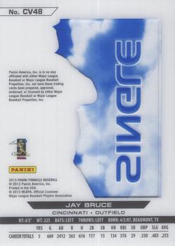 2013 Pinnacle - Clear Vision Hitting Single #CV48 Jay Bruce Back