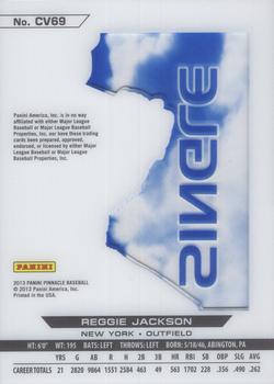 2013 Pinnacle - Clear Vision Hitting Single #CV69 Reggie Jackson Back