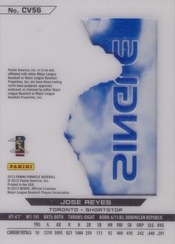 2013 Pinnacle - Clear Vision Hitting Single #CV56 Jose Reyes Back