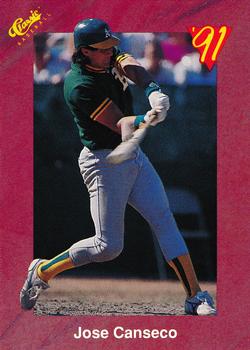1991 Classic II #T19 Jose Canseco Front