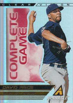 2013 Pinnacle - Clear Vision Pitching Complete Game #CV12 David Price Front