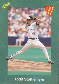 1991 Classic III #T89 Todd Stottlemyre Front