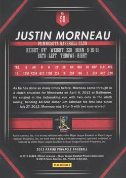 2013 Pinnacle - Museum Collection #50 Justin Morneau Back