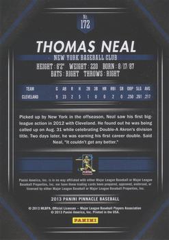 2013 Pinnacle - Museum Collection #172 Thomas Neal Back