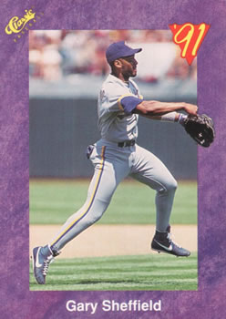 1991 Classic #103 Gary Sheffield Front
