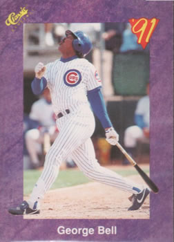 1991 Classic #104 George Bell Front