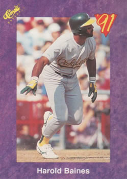 1991 Classic #13 Harold Baines Front