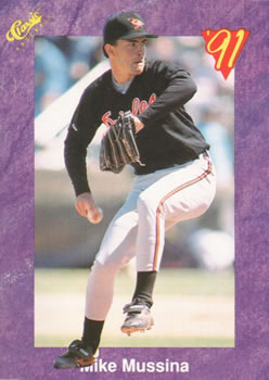 1991 Classic #146 Mike Mussina Front