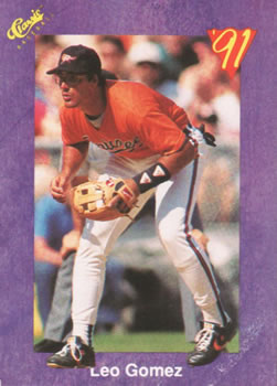 1991 Classic #164 Leo Gomez Front