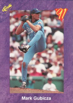1991 Classic #20 Mark Gubicza Front