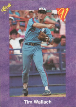 1991 Classic #2 Tim Wallach Front