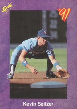 1991 Classic #40 Kevin Seitzer Front