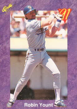 1991 Classic #59 Robin Yount Front