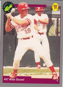 1991 Classic Draft Picks #42 Mike Durant Front