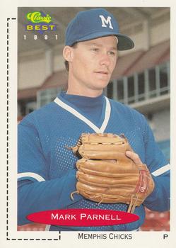 1991 Classic Best #301 Mark Parnell Front