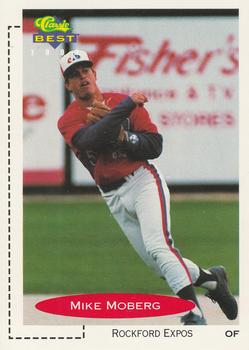 1991 Classic Best #317 Mike Moberg Front