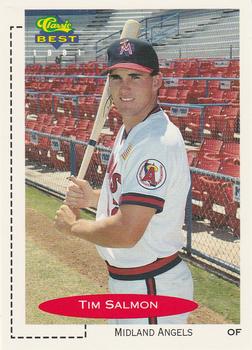 1991 Classic Best #329 Tim Salmon Front