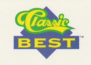 1991 Classic Best #391 Checklist: 1-66 Front