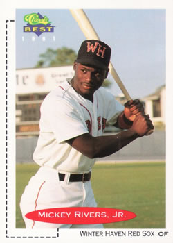 1991 Classic Best #90 Mickey Rivers, Jr. Front