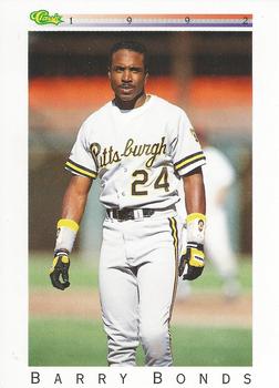 1992 Classic I #T16 Barry Bonds Front