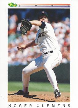 1992 Classic I #T26 Roger Clemens Front