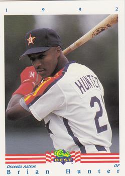 1992 Classic Best #206 Brian Hunter Front
