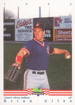 1992 Classic Best #38 Brian Giles Front